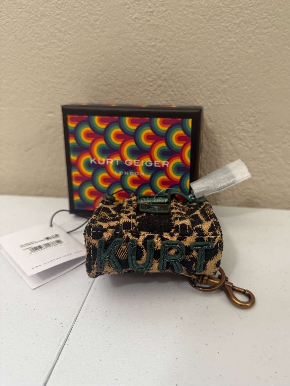Kurt Geiger Southbank Keychain Bag Charm - Picture 5 of 10
